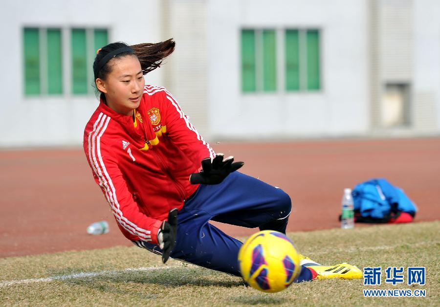 (体育)(4)足球--女足广州集训备战亚洲杯