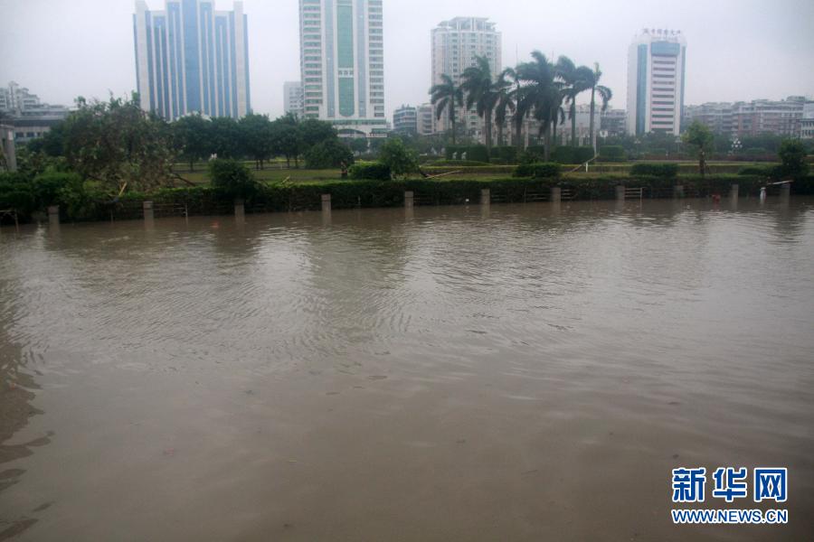 天兔致海水倒灌汕头