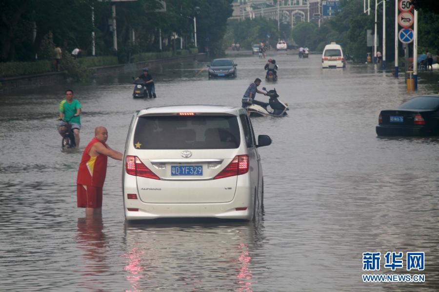 天兔致海水倒灌汕头