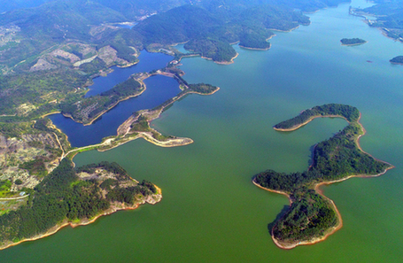 航拍广东惠州潼湖:内陆淡水湿地生态迷人