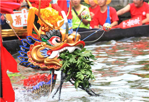 遊龍戲水舟競渡 順德杏壇舉行&ldquo;龍母誕&rdquo;龍文化水鄉節