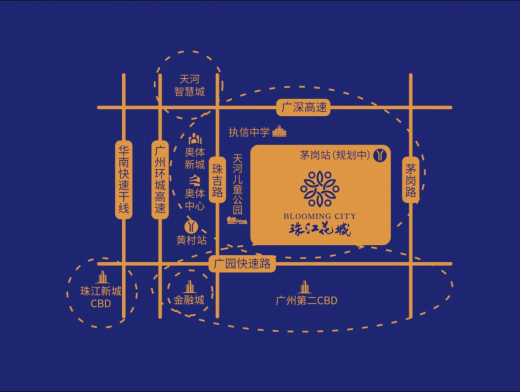 广州三条中轴线代表作，均由老牌国企珠江实业建造